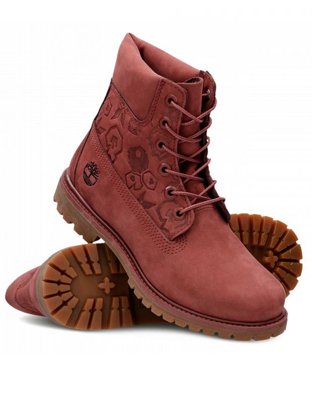 TIMBERLAND 6 Inch WP Embossed Burgundy - A1K30 - 3