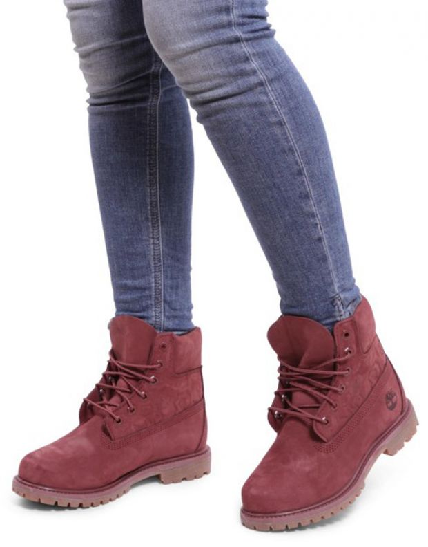 TIMBERLAND 6 Inch WP Embossed Burgundy - A1K30 - 9