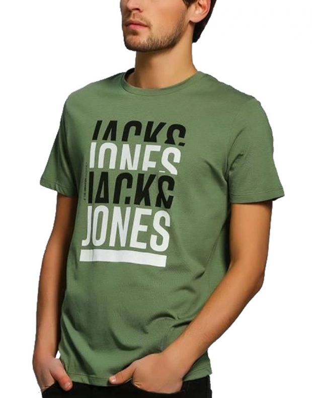 JACK&JONES Booster Tee Green - 12138751/green - 1