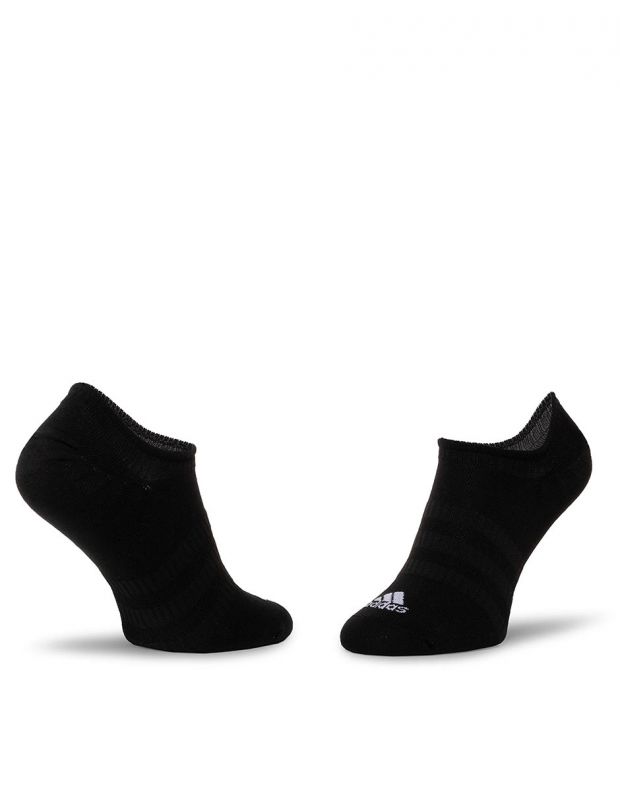 ADIDAS 3-Packs Light No Show Socks Black/Grey/White - DZ9414 - 2