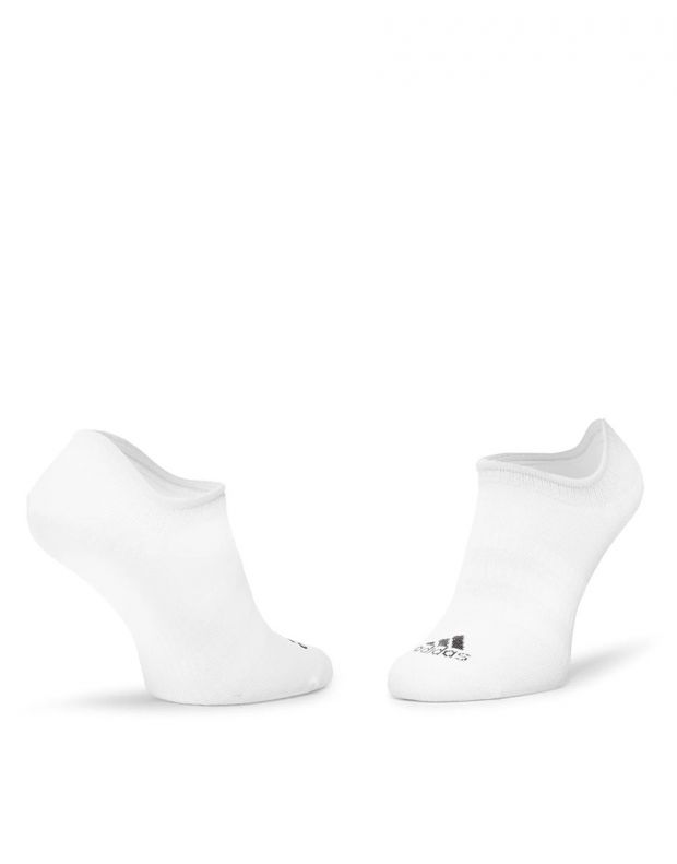 ADIDAS 3-Packs Light No Show Socks Black/Grey/White - DZ9414 - 4