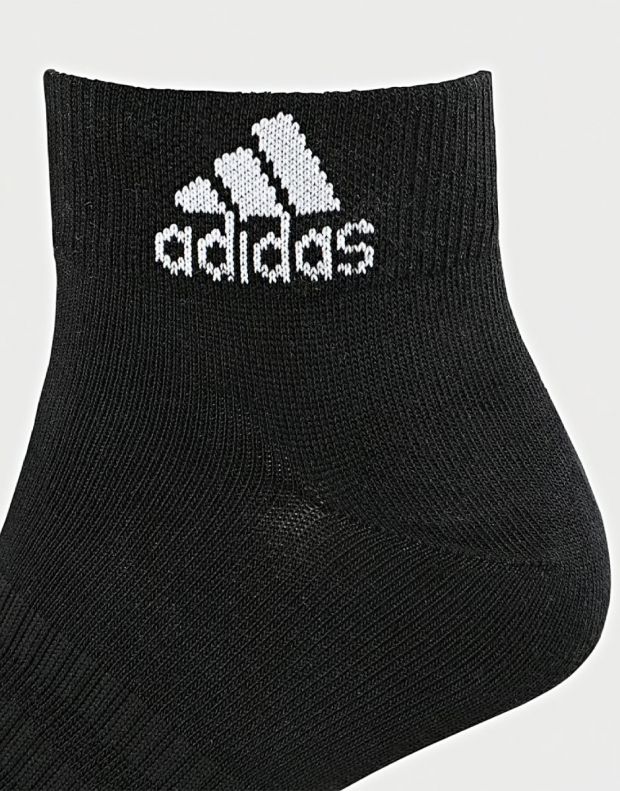 ADIDAS 3-Packs Training Ankle Socks Black - DZ9436 - 3