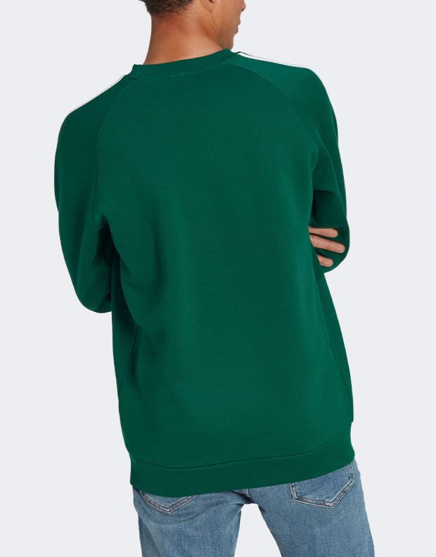 ADIDAS Adicolor Classics 3-Stripes Crew Sweatshirt Green - IA4863 - 2