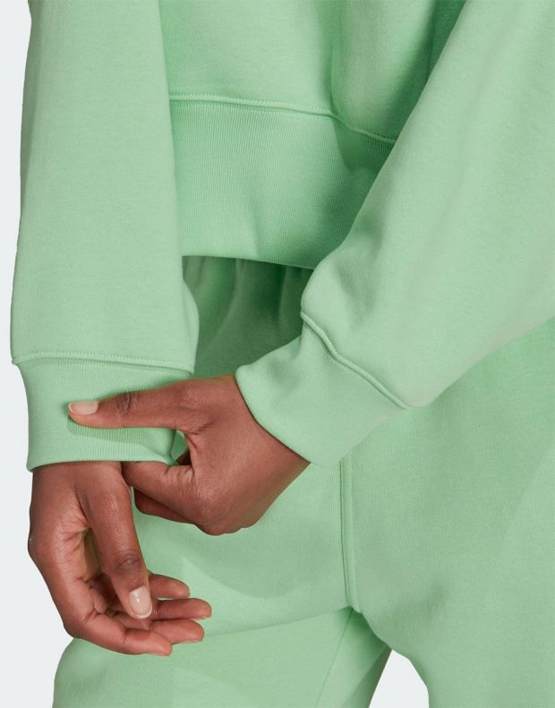 ADIDAS Adicolor Essentials Fleece Sweatshirt Green - H06656 - 4