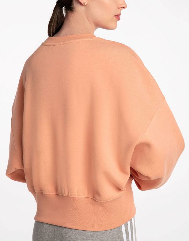 ADIDAS Adicolor Essentials Fleece Sweatshirt Orange - H06659 - 2