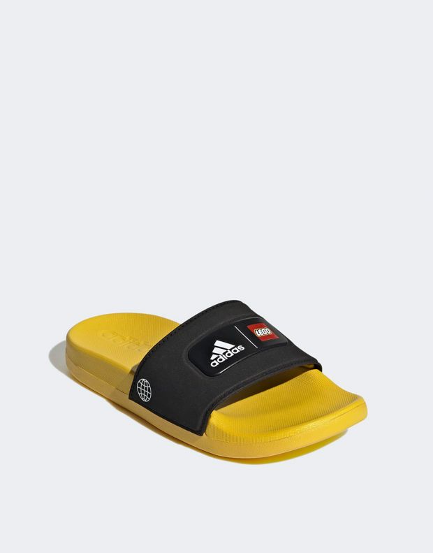 ADIDAS x Lego Adilette Comfort Slides Black/Yellow - GW8111 - 3