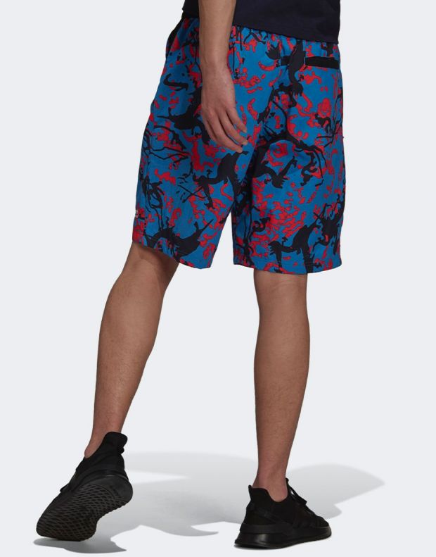 ADIDAS Adventure Archive Printed Woven Shorts Multicolor - H09071 - 2