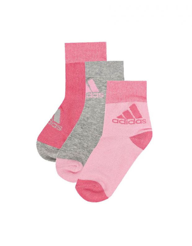 ADIDAS 3 Pairs Ankle Socks Multicolor - GN7395 - 1