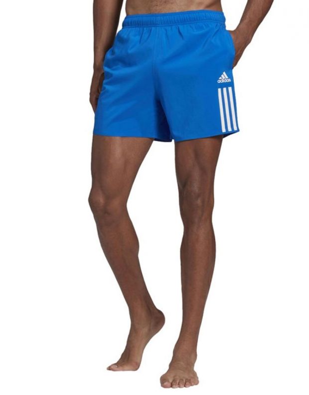 ADIDAS Badge Of Sport 3-Stripes Swim Shorts Blue - GE2097 - 1