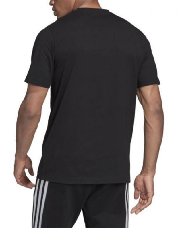 ADIDAS Badge Of Sport 3 Stripes T-Shirt Black - HD7866B - 2