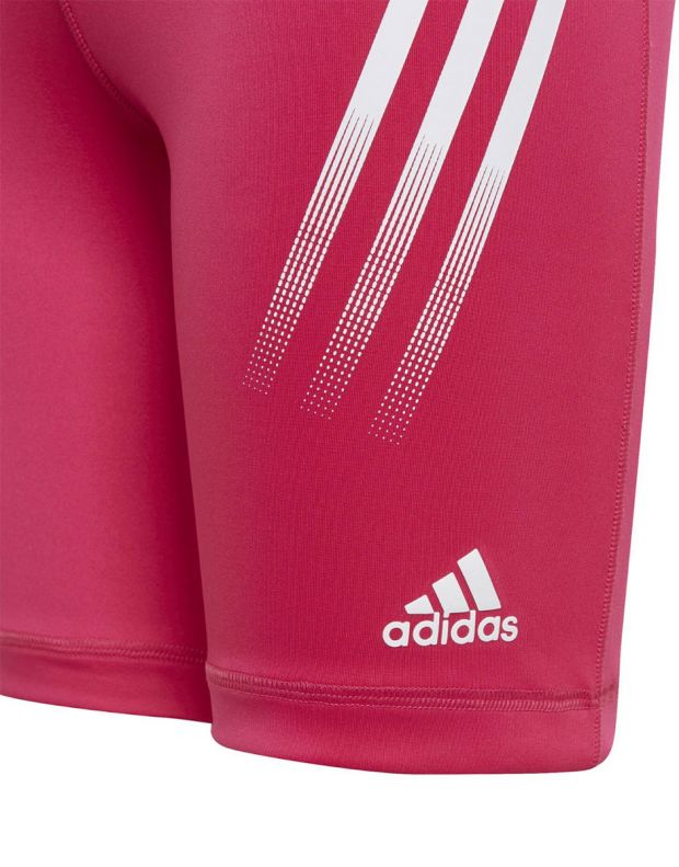 ADIDAS Believe This Aeroready 3-Stripes Short Tights Pink - GV2040 - 4