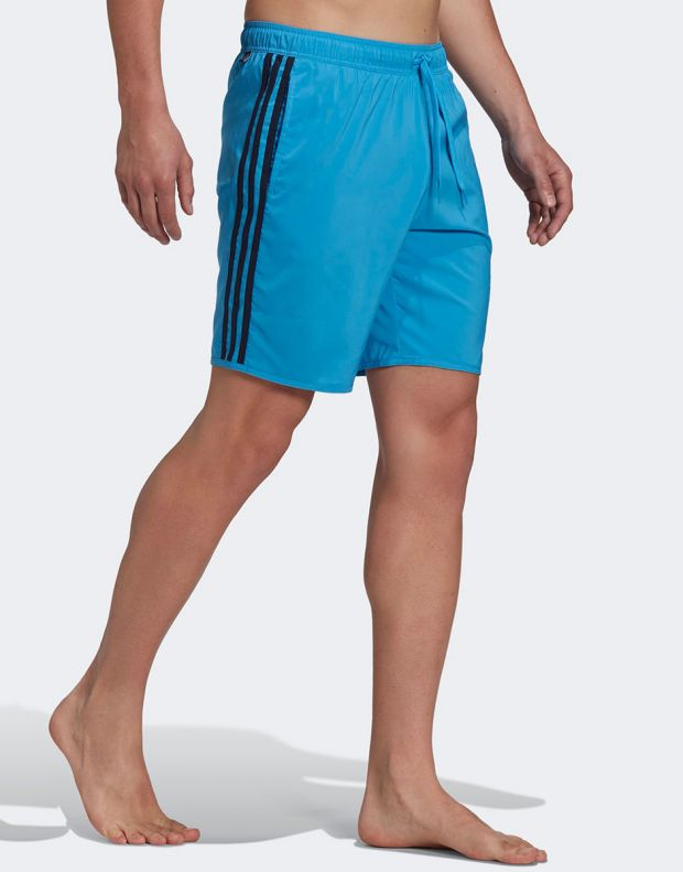 ADIDAS Classic-Length 3-Stripes Swim Shorts Blue - HH9483 - 3