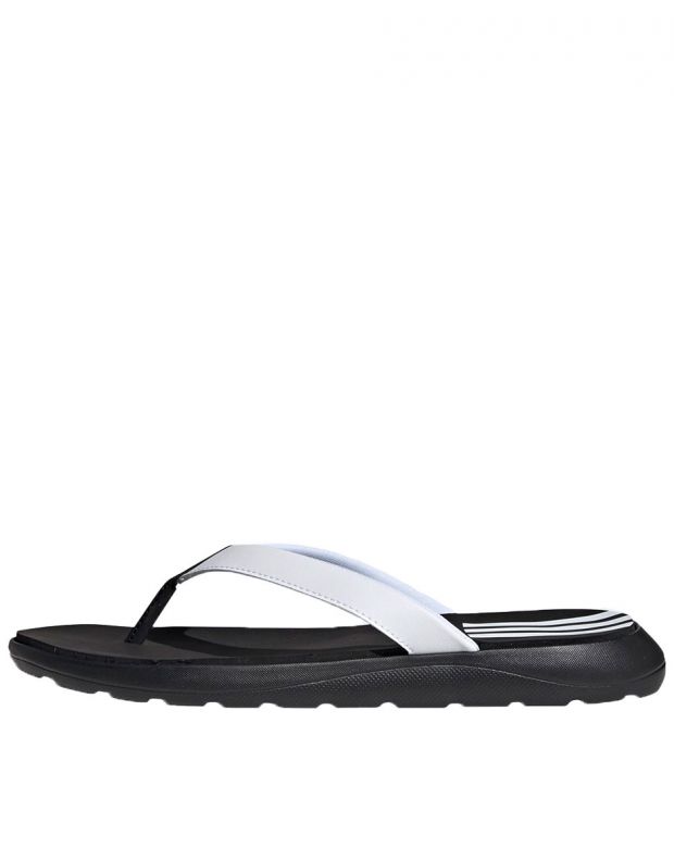 ADIDAS Comfort Flip-Flops Black/White - EG2065 - 1