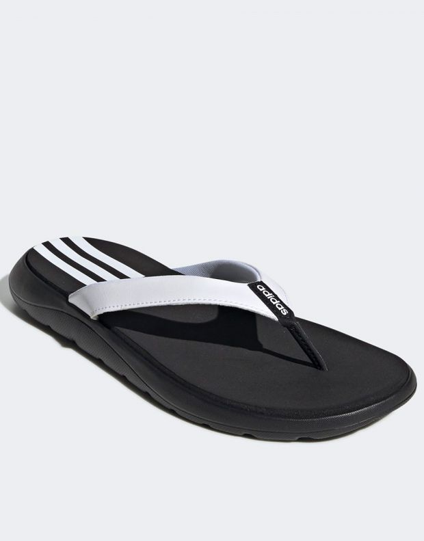 ADIDAS Comfort Flip-Flops Black/White - EG2065 - 3