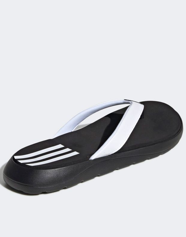 ADIDAS Comfort Flip-Flops Black/White - EG2065 - 4