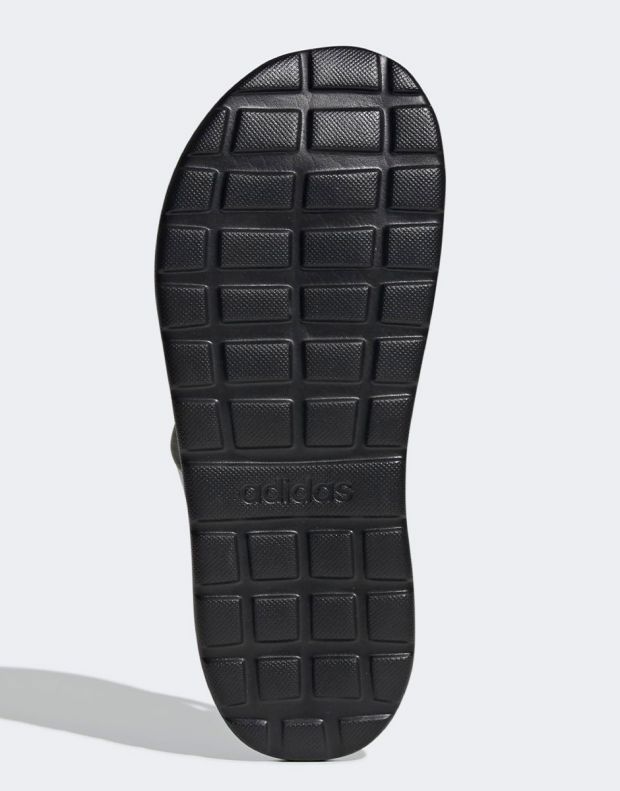 ADIDAS Comfort Flip-Flops Black/White - EG2065 - 6
