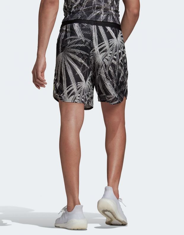 ADIDAS Designed For Ttraining Heat.Rdy Graphic Hiit Shorts Black/White - HB6519 - 2