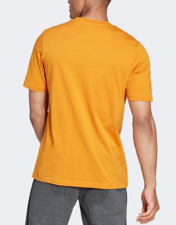 ADIDAS Essentials Embroidered Linear Logo Tee Orange - H12191 - 2