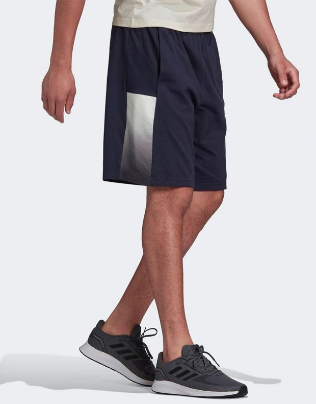 ADIDAS Essentials Summer Pack Lightweight French Terry Shorts Navy - HE4377 - 3