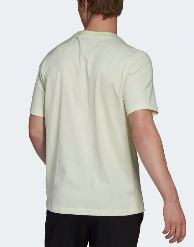 ADIDAS Essentials Summer Pack Single-Dye Logo Tee Yellow - HE6760 - 2