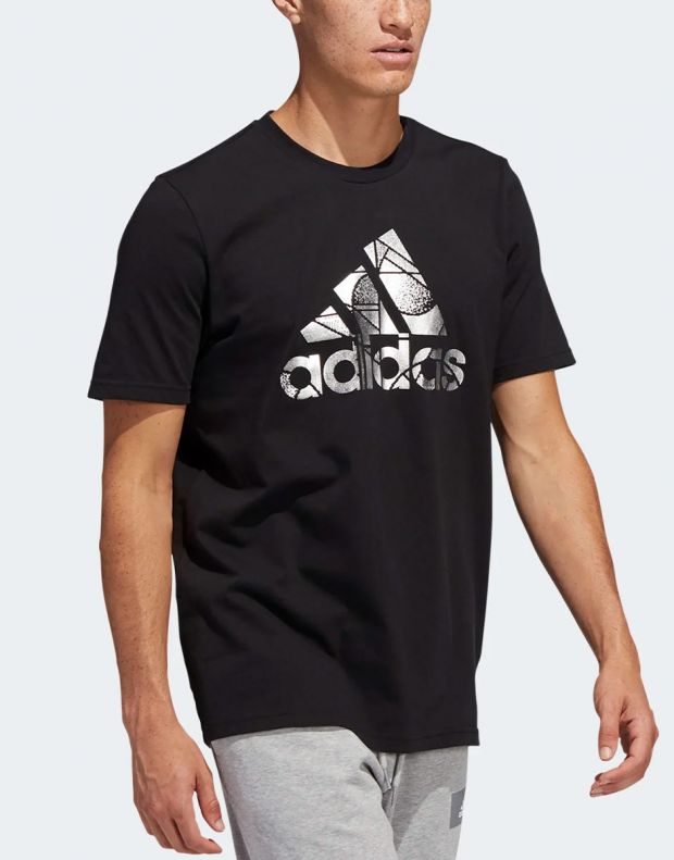 ADIDAS Foil Badge of Sport Graphic Tee Black  - HE4789 - 3