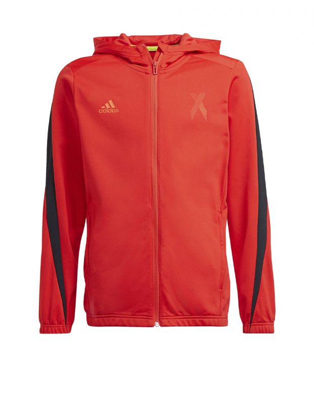 ADIDAS Football Inspired Tracksuit Red/Black - H12154 - 3