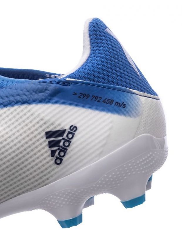 ADIDAS Football X Speedflow.3 Multi Ground Boots White/Blue - GW7505 - 7