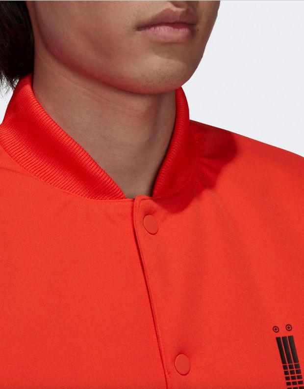 ADIDAS Graphics Symbol Collegiate Jacket Orange - H07366 - 5
