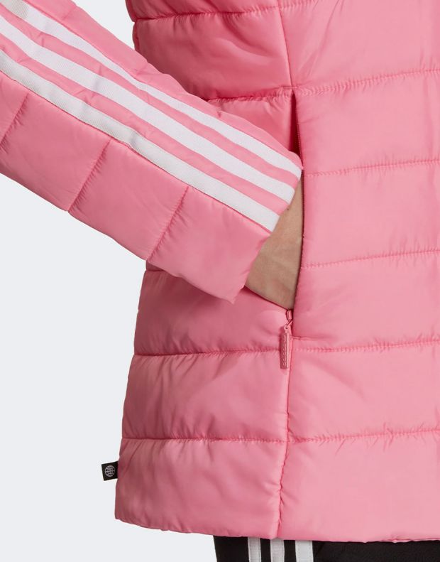 ADIDAS Hooded Premium Slim Jacket Pink - HM2611 - 5