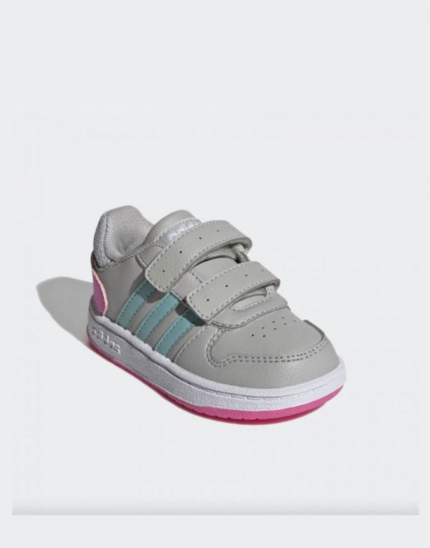 ADIDAS Hoops 2.0 Cmf Shoes Grey - H01554 - 4