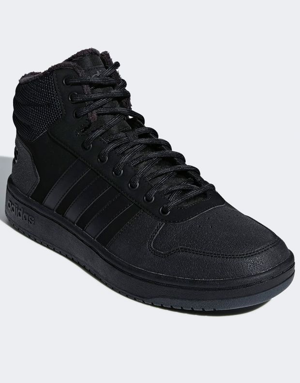 ADIDAS Hoops 2.0 Mid Shoes Black - B44621 - 3