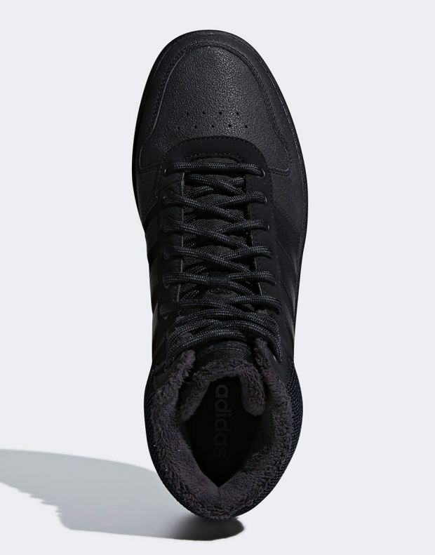 ADIDAS Hoops 2.0 Mid Shoes Black - B44621 - 5