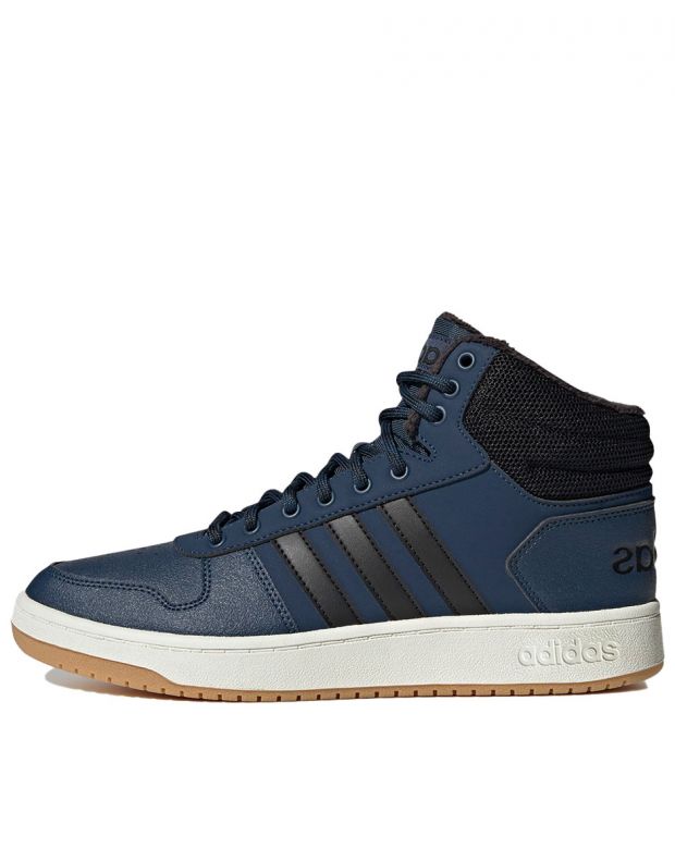 ADIDAS Hoops 2.0 Mid Shoes Navy - GZ7939 - 1