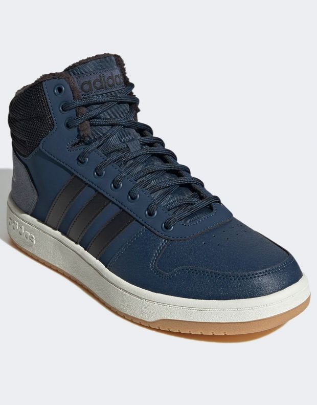 ADIDAS Hoops 2.0 Mid Shoes Navy - GZ7939 - 2