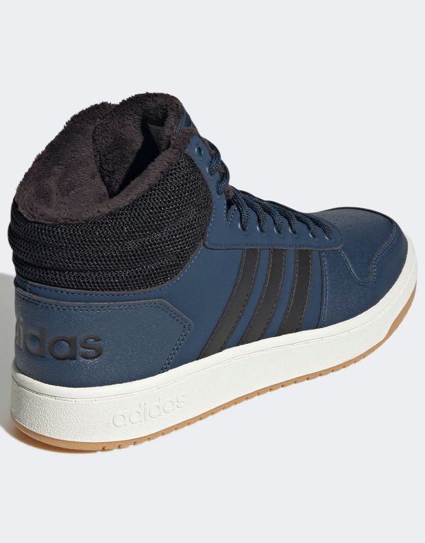 ADIDAS Hoops 2.0 Mid Shoes Navy - GZ7939 - 3