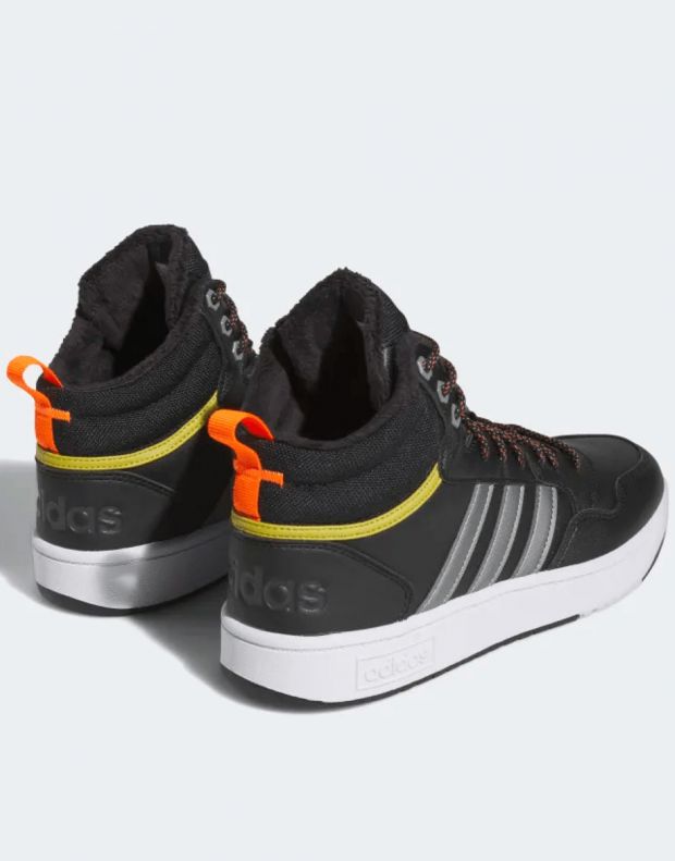 ADIDAS Hoops 3.0 Mid Winter Shoes Black - HR1440 - 4