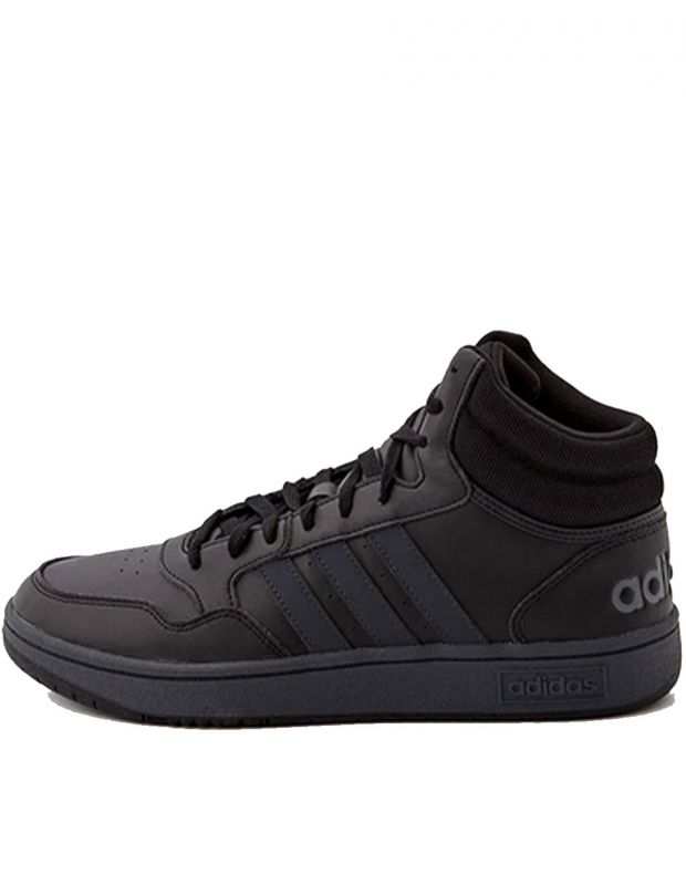 ADIDAS Hoops 3.0 Mid Shoes Black - GW3022 - 1