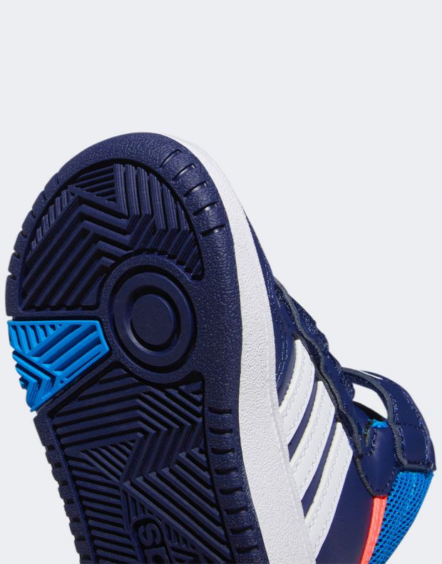 ADIDAS Hoops Mid Shoes Blue - GW0406 - 8