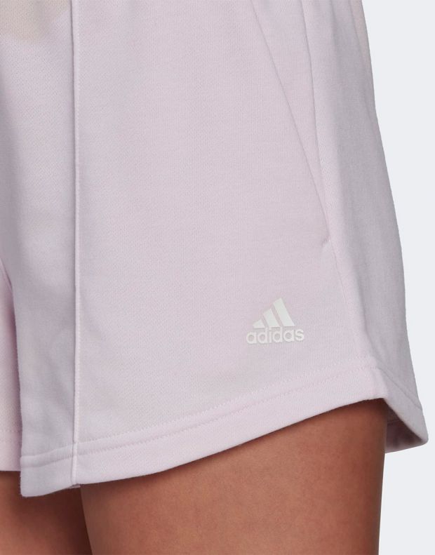 ADIDAS Hyperglam French Terry Shorts Purple - HT3495 - 4