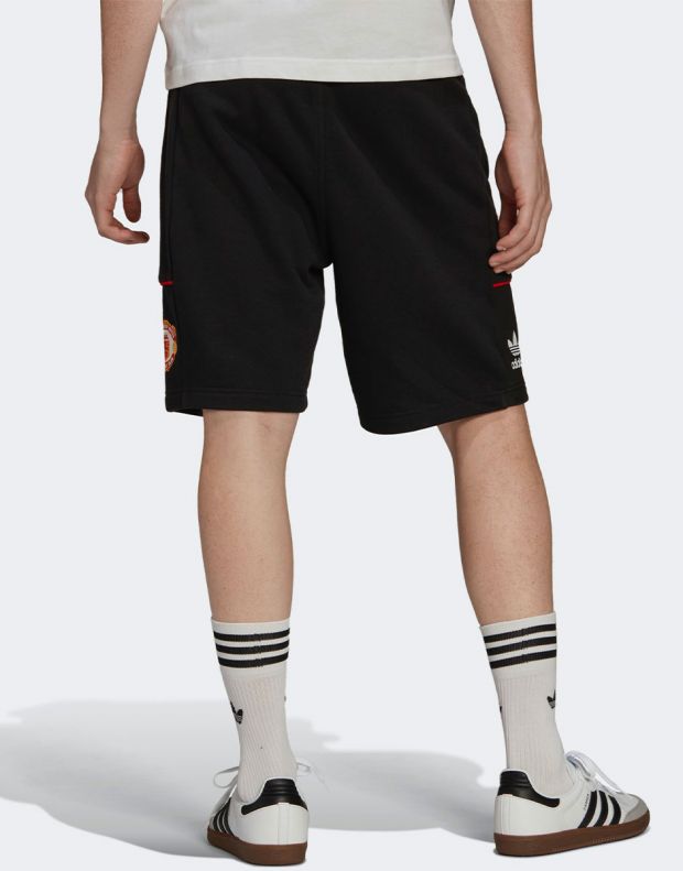 ADIDAS x Manchester United French Terry Shorts Black - HP0457 - 2