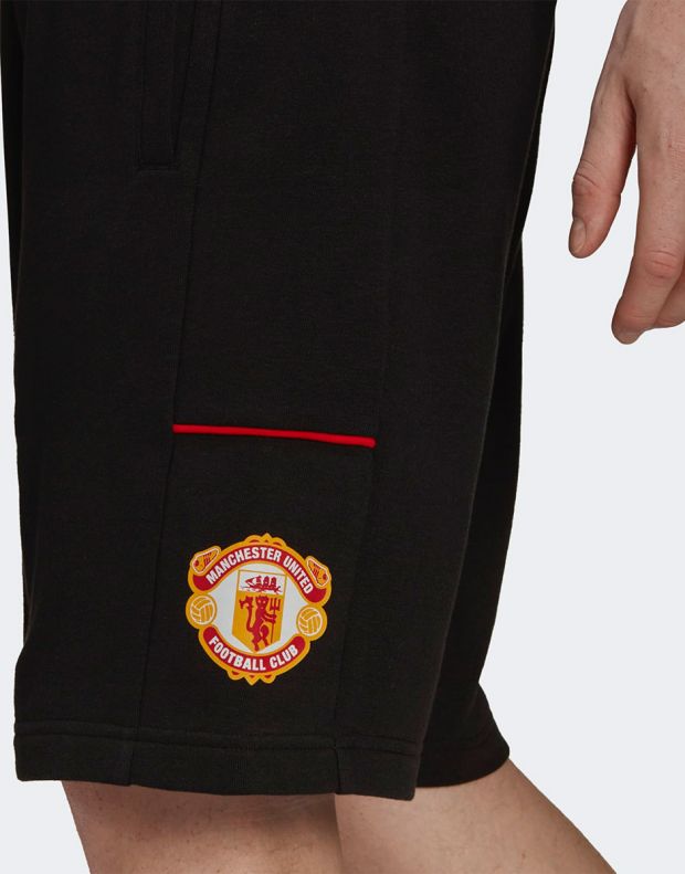 ADIDAS x Manchester United French Terry Shorts Black - HP0457 - 4