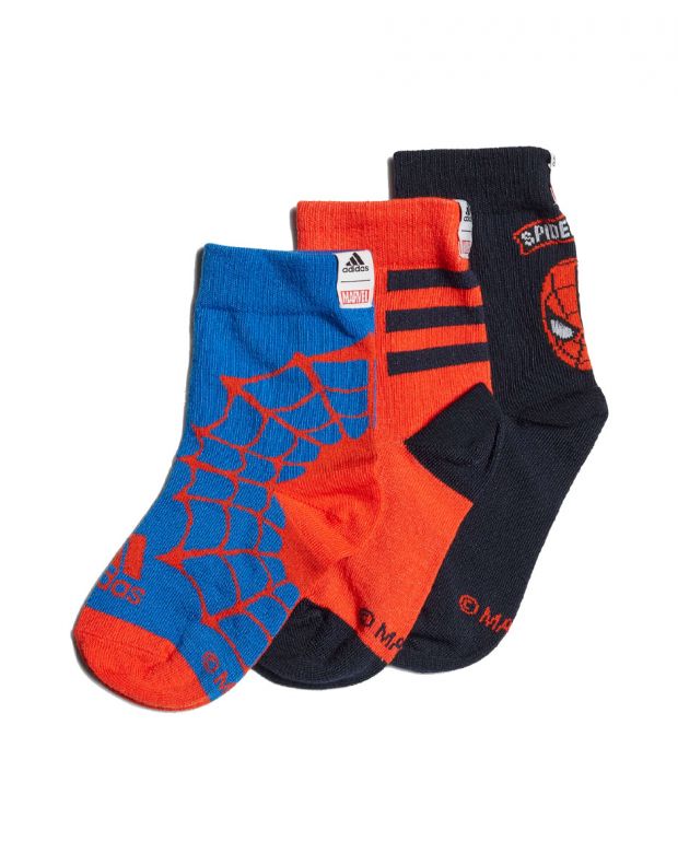 ADIDAS Marvel Spider-Man Primegreen Socks 3 Pairs - H28192 - 1