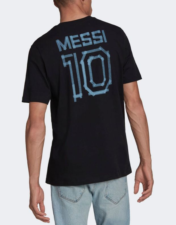 ADIDAS Messi Icon Soccer Graphic Tee Black - HA0936 - 2