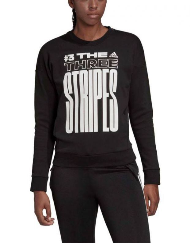 ADIDAS Must Have Graphic Sweatshirt Black - FJ5031 - 1