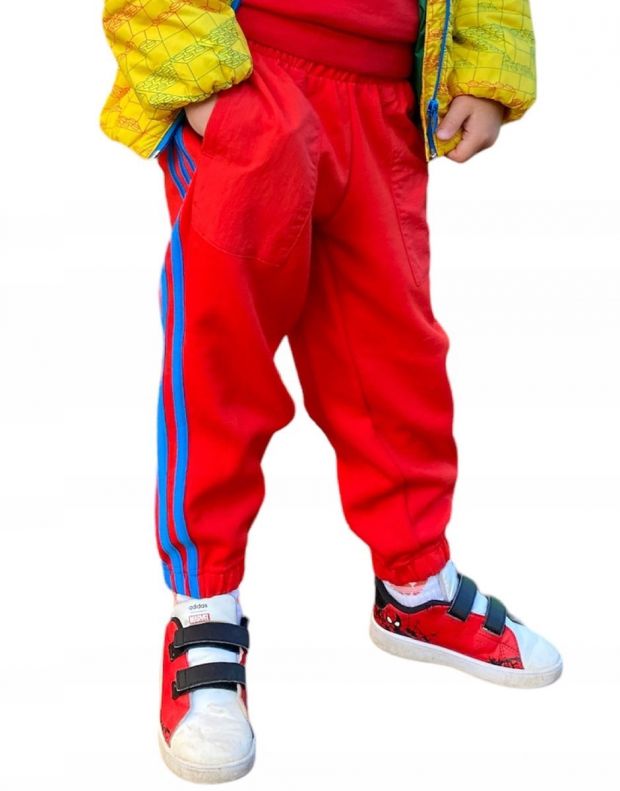 ADIDAS x Classic Lego 3-Stripes Pants Red - H26666 - 3