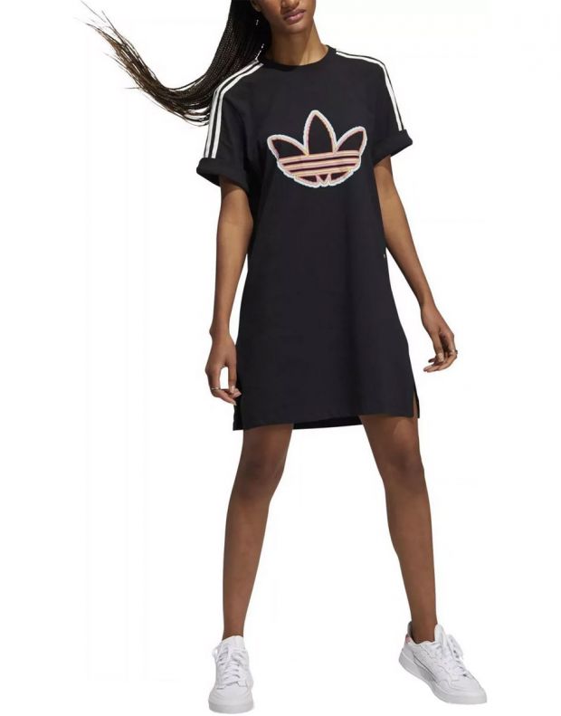 ADIDAS Originals Love Unites T-Shirt Dress Black - H43973 - 1
