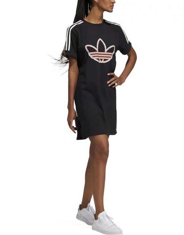 ADIDAS Originals Love Unites T-Shirt Dress Black - H43973 - 2