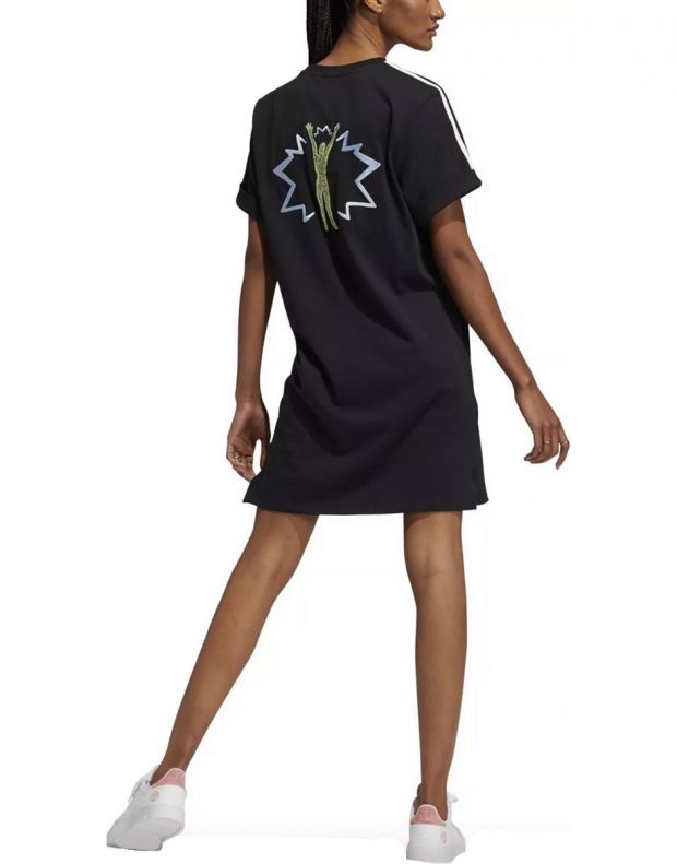 ADIDAS Originals Love Unites T-Shirt Dress Black - H43973 - 3