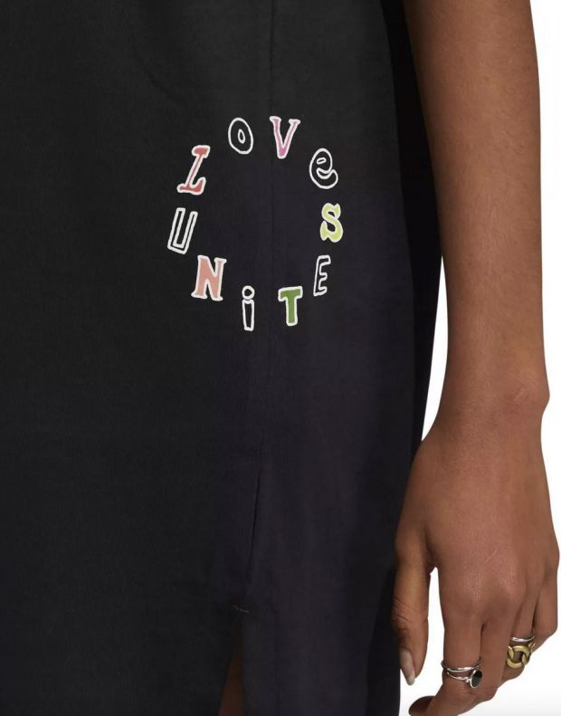 ADIDAS Originals Love Unites T-Shirt Dress Black - H43973 - 5