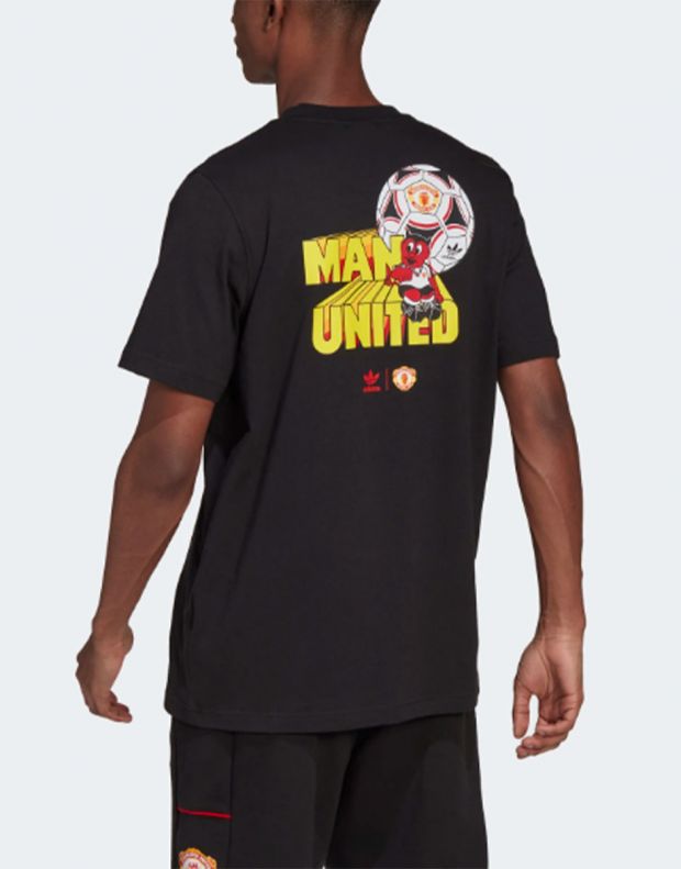 ADIDAS Originals Manchester United Graphic T-Shirt Black - HP0447B - 2